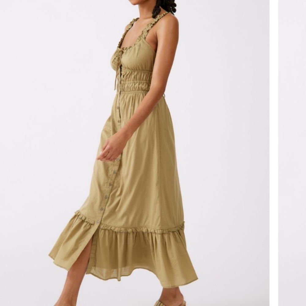 UO lace up dress